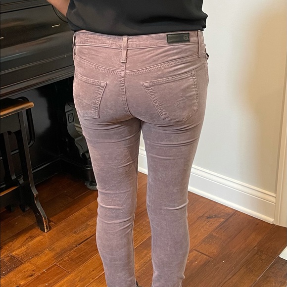 Anthropologie AG Adriano Goldschmied Velvet Skinny Jeans EUC - Picture 4 of 8